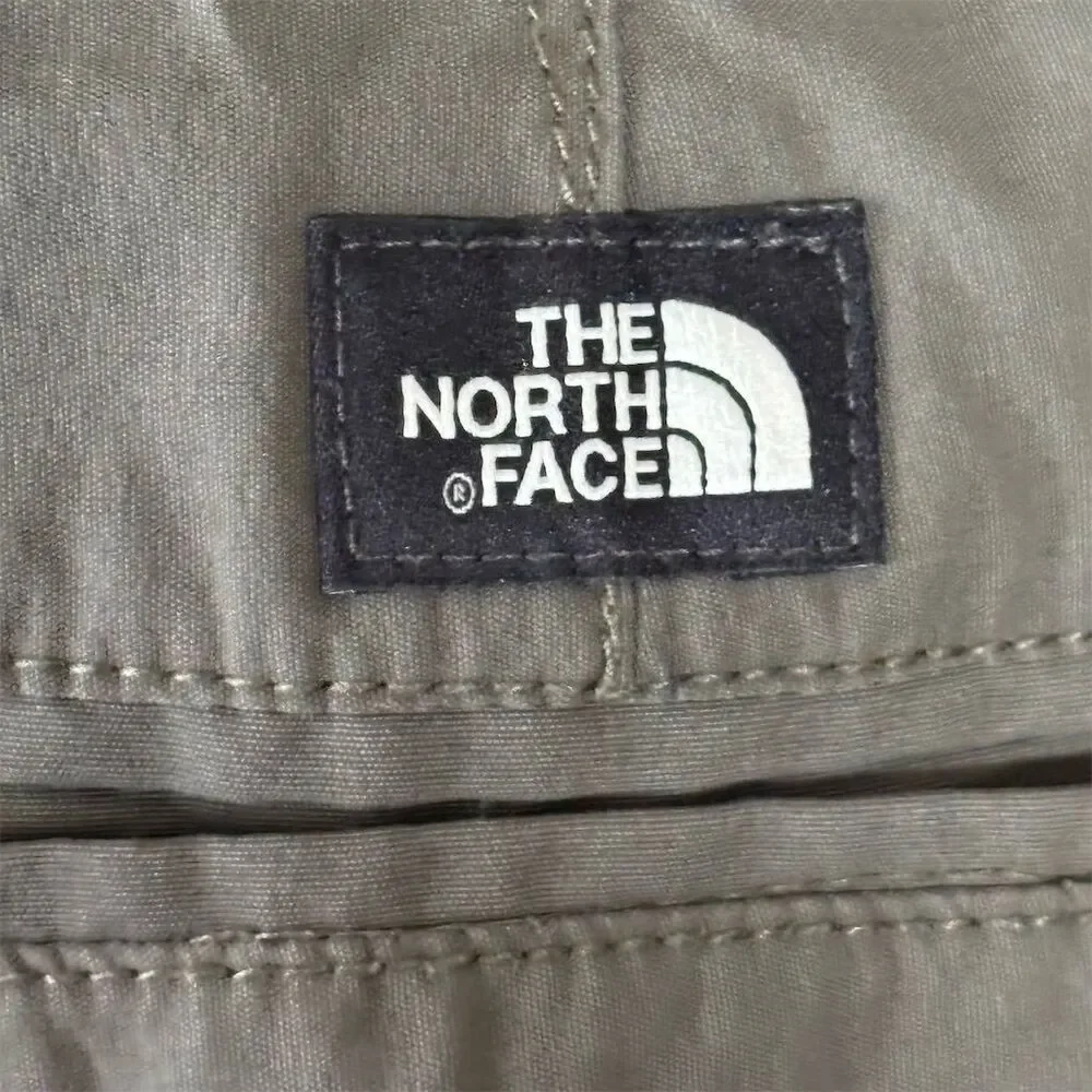 Vintage The North Face Men's Cargo Shorts Green Size‎ 40 Summer Casual